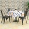 4 Pieces Metal Dining Chairs Stackable Wood Seat Industrial Kitchen Cafe
